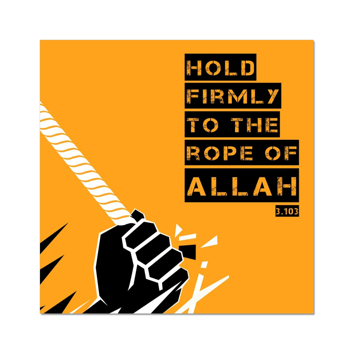 Rope of Allah | Art Print