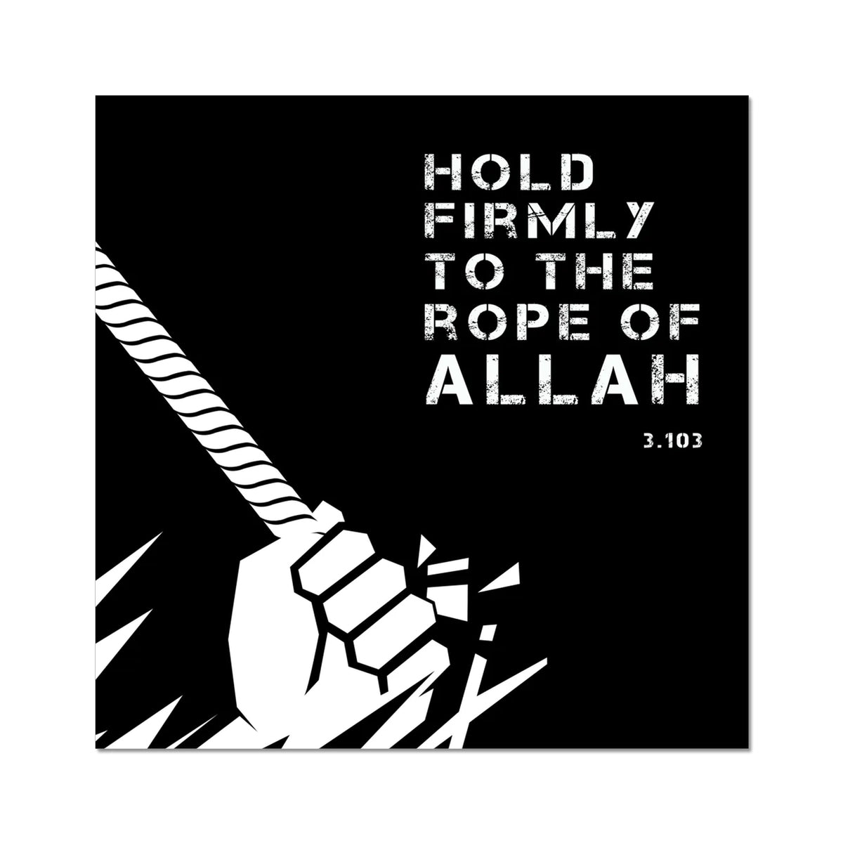 Rope of Allah | Art Print