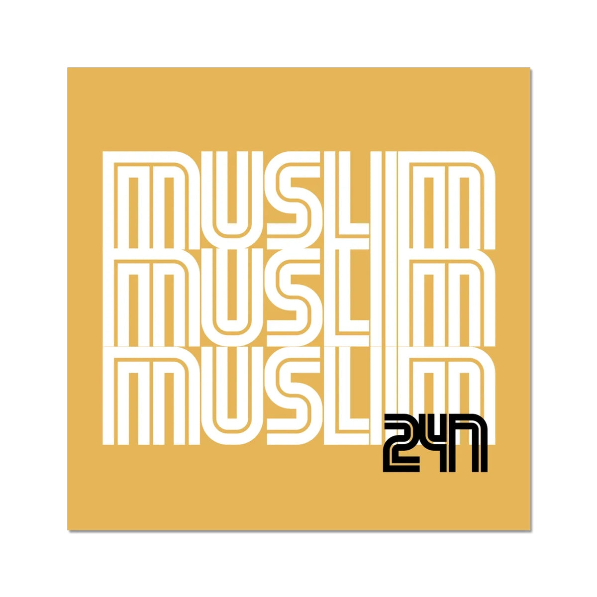 Muslim 247 | Art Print