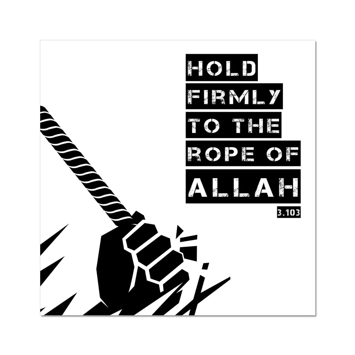 Rope of Allah | Art Print