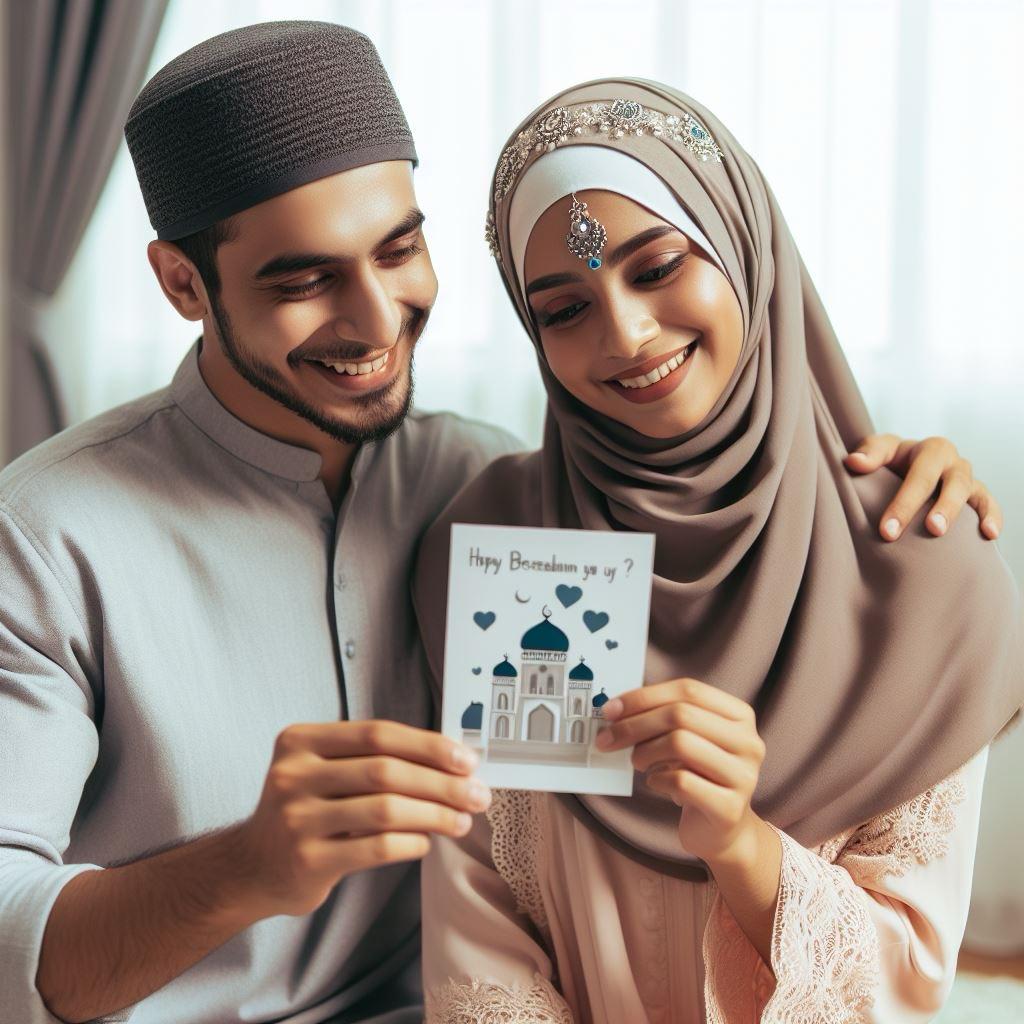 Eid Mubarak Just Saying! | Contemporary Card