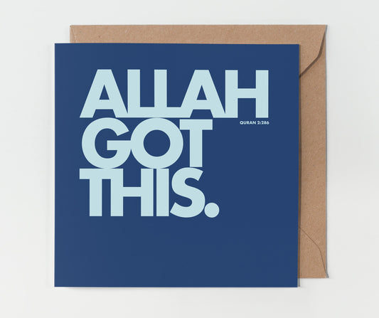 Allah Got This | Contemporary Card