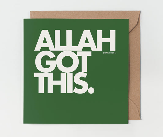 Allah Got This | Contemporary Card