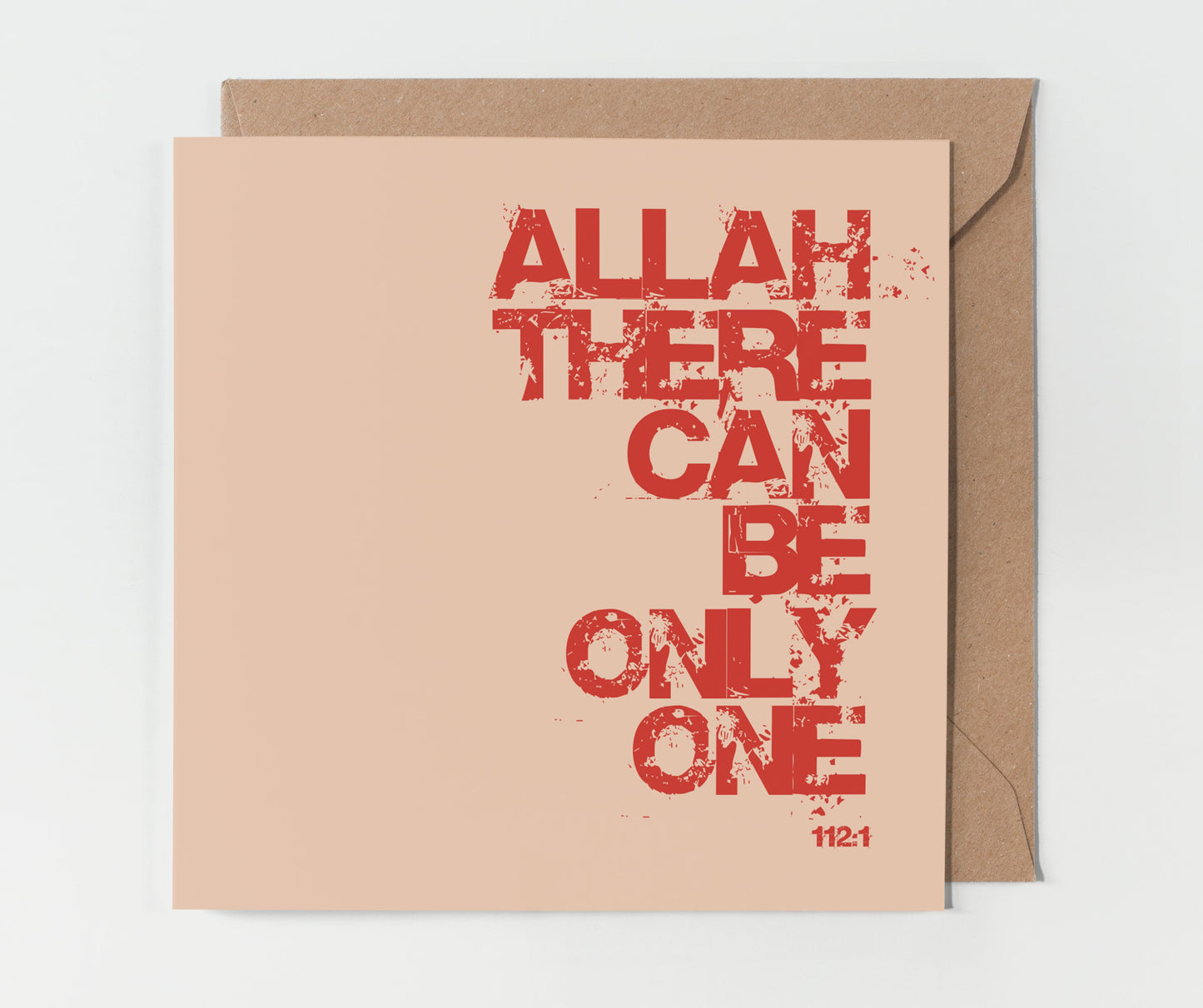 Allah There Can Be Only One | Contemporary Card