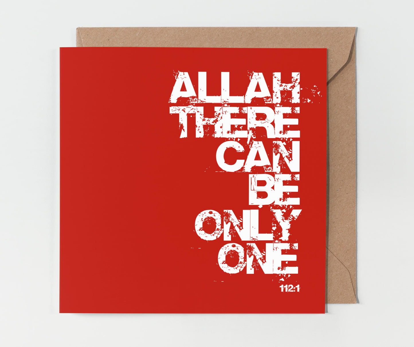 Allah There Can Be Only One | Contemporary Card