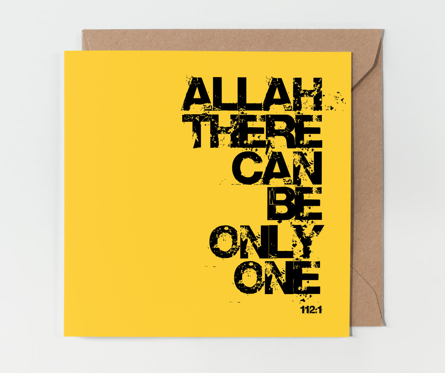 Allah There Can Be Only One | Contemporary Card