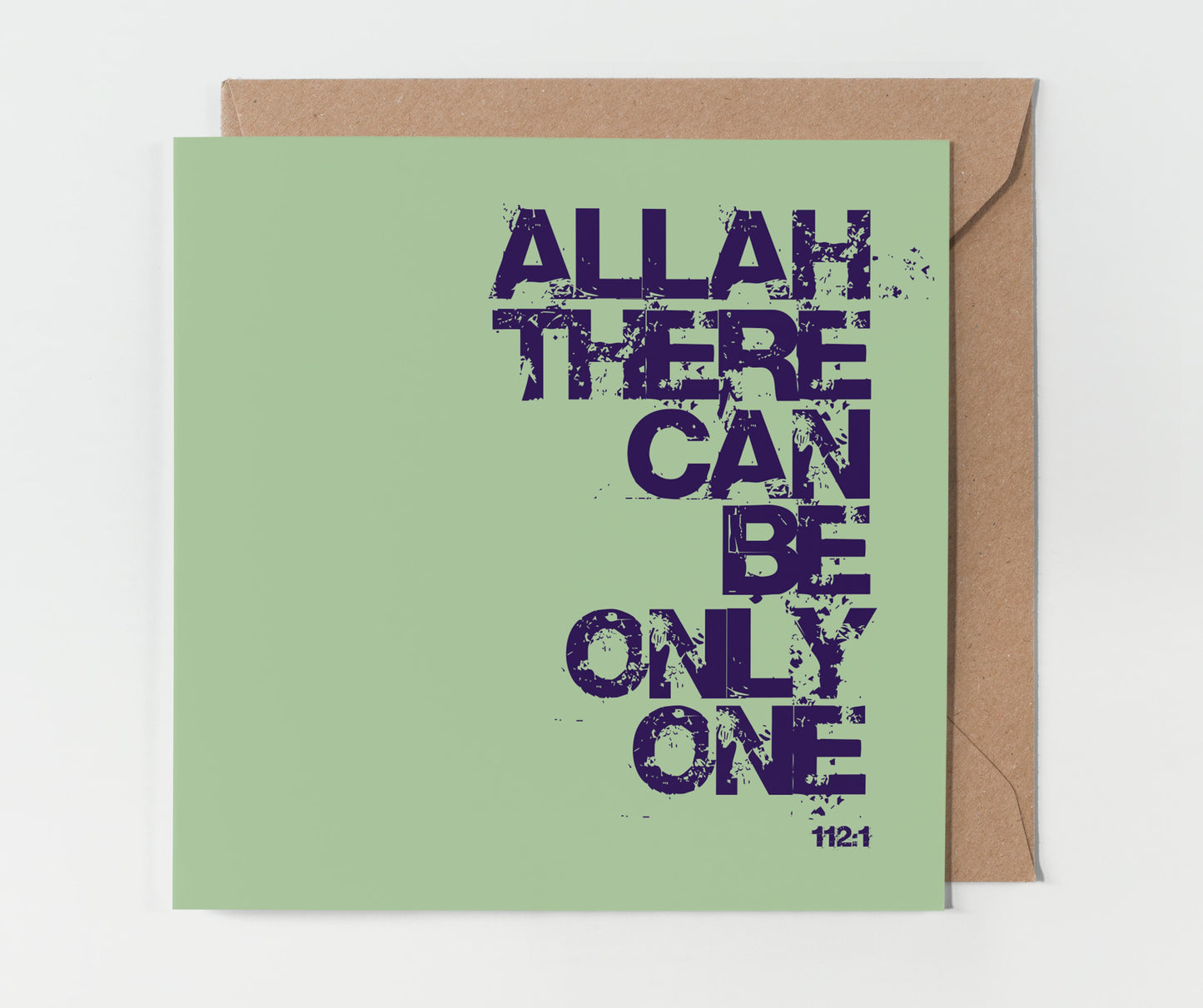 Allah There Can Be Only One | Contemporary Card