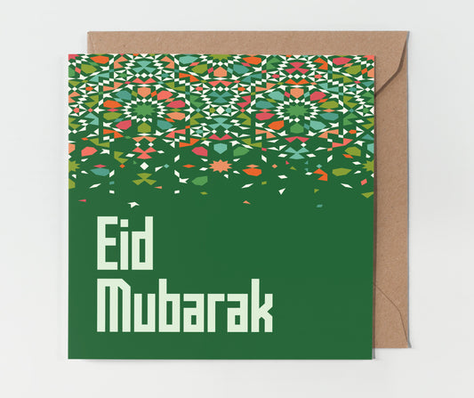 Eid Mubarak | Moroccan Motif Card