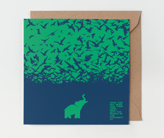 The Elephant Al-Fil | Contemporary Card