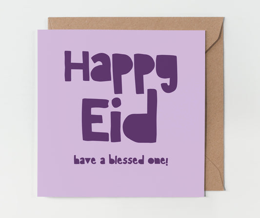 Happy Eid | Contemporary Card