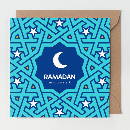 Ramadan Mubarak | Moroccan Design Card