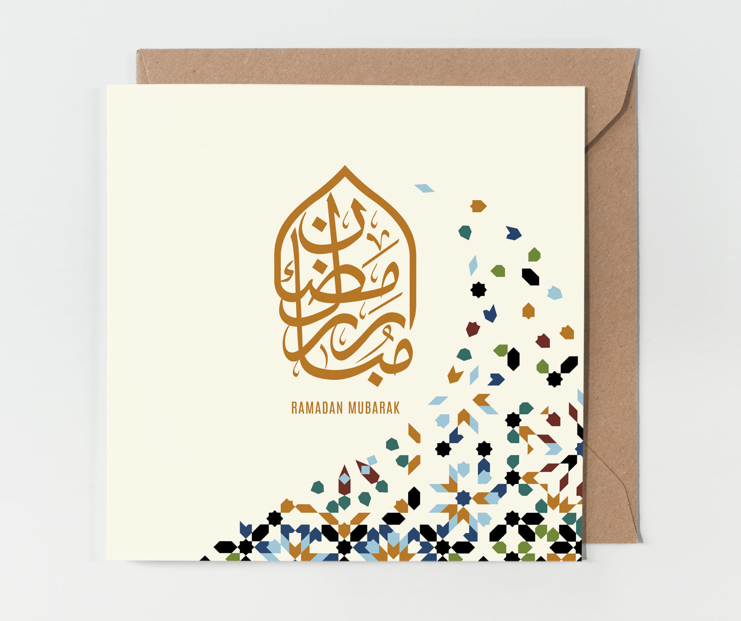 Ramadan Mubarak | Moroccan Motif Card