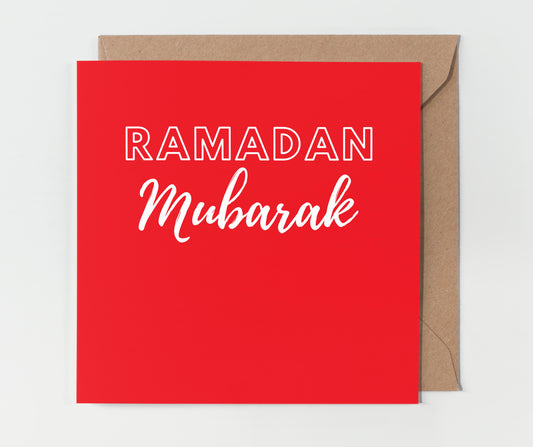 Ramadan Mubarak | Contemporary Card