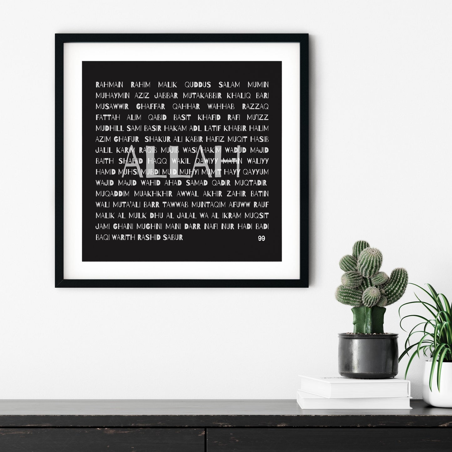 99 Names of Allah | Art Print