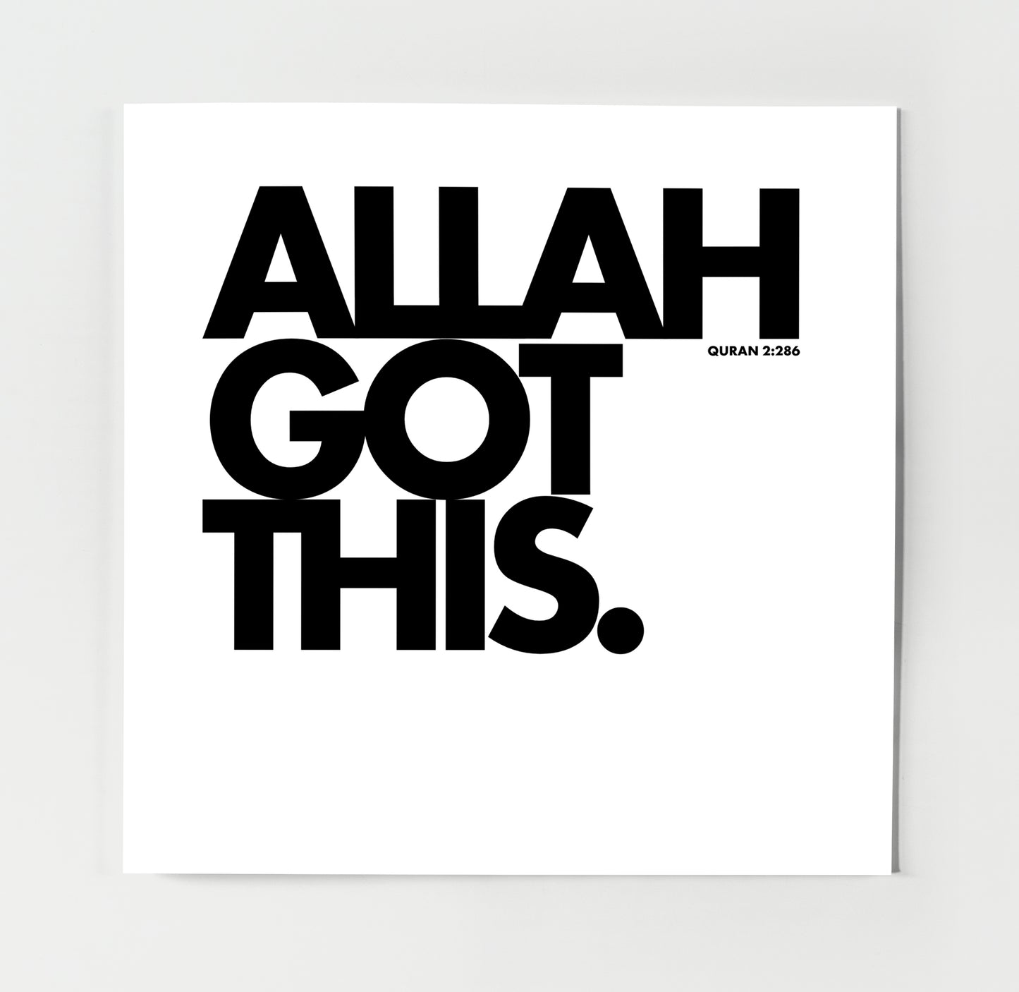 Allah Got This | Contemporary Card