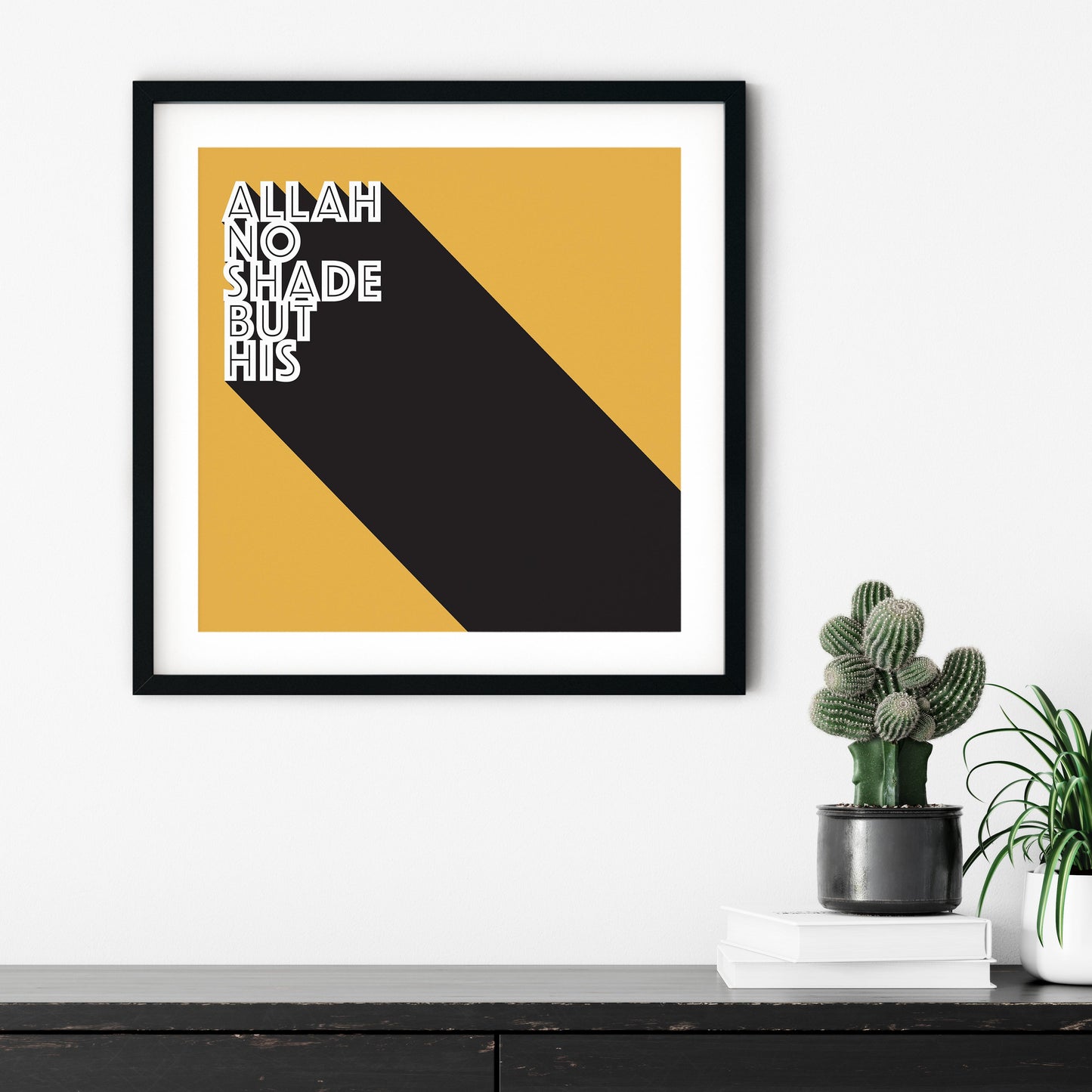 Allah No Shade But His | Art Print