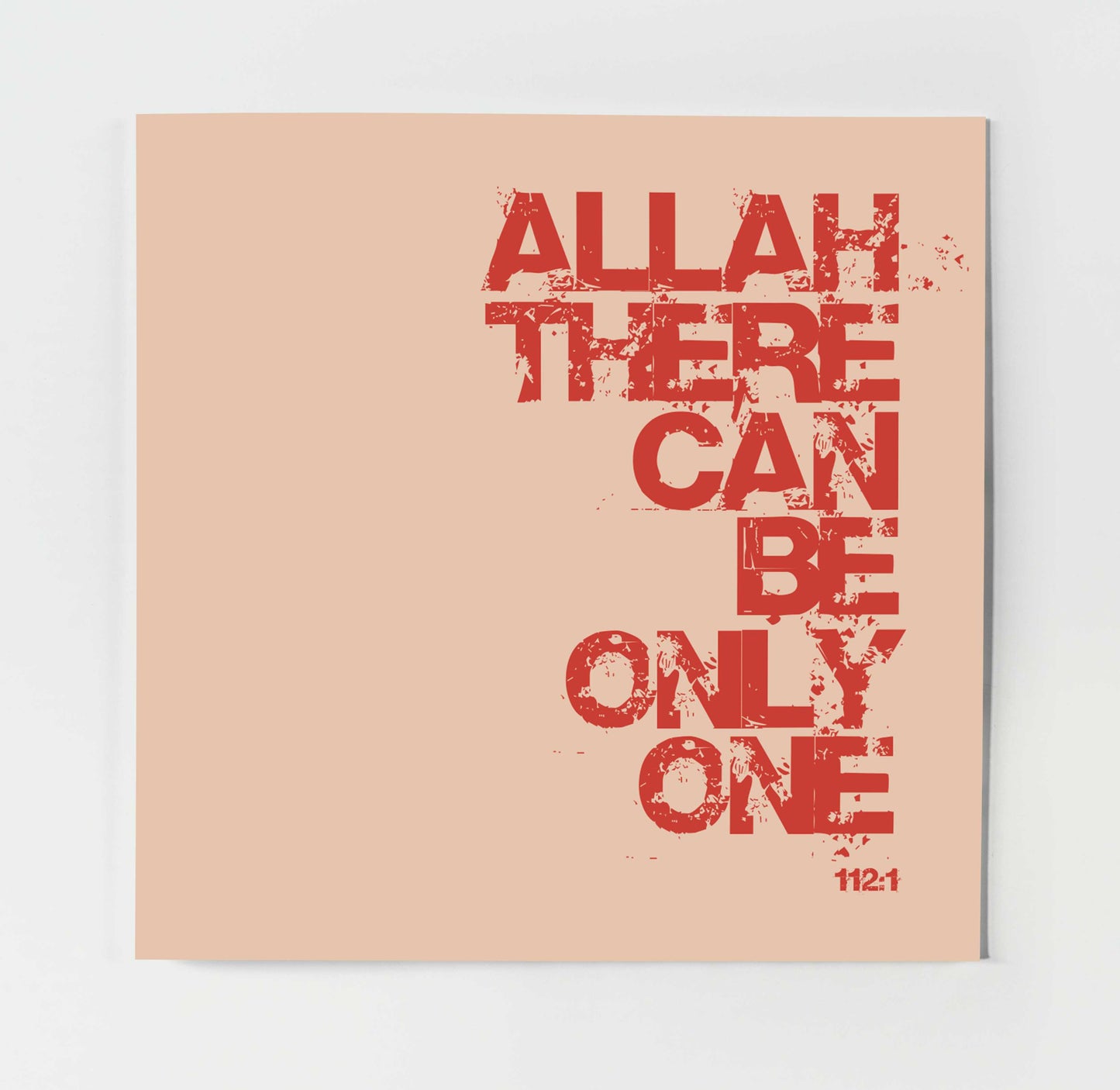 Allah There Can Be Only One | Contemporary Card