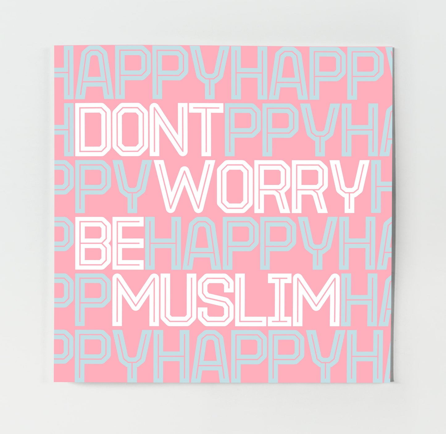 Don't Worry Be Muslim | Contemporary Card