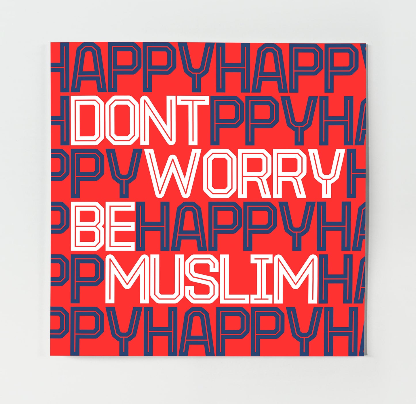 Don't Worry Be Muslim | Contemporary Card