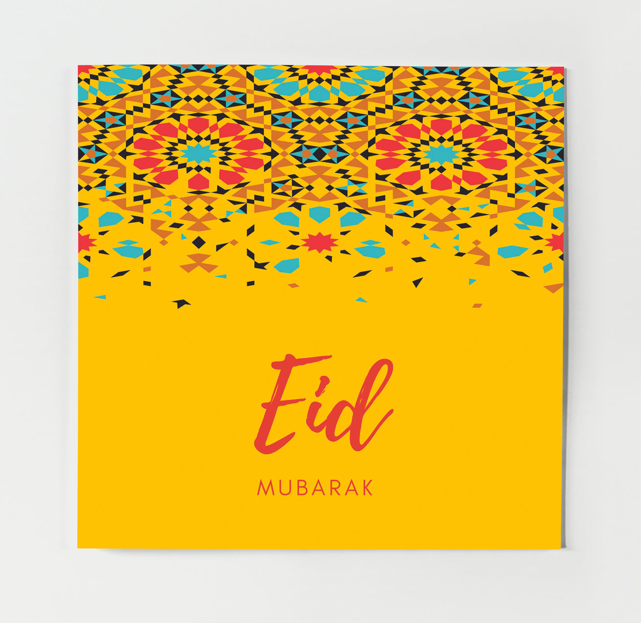 Eid Mubarak | Moroccan Motif Card