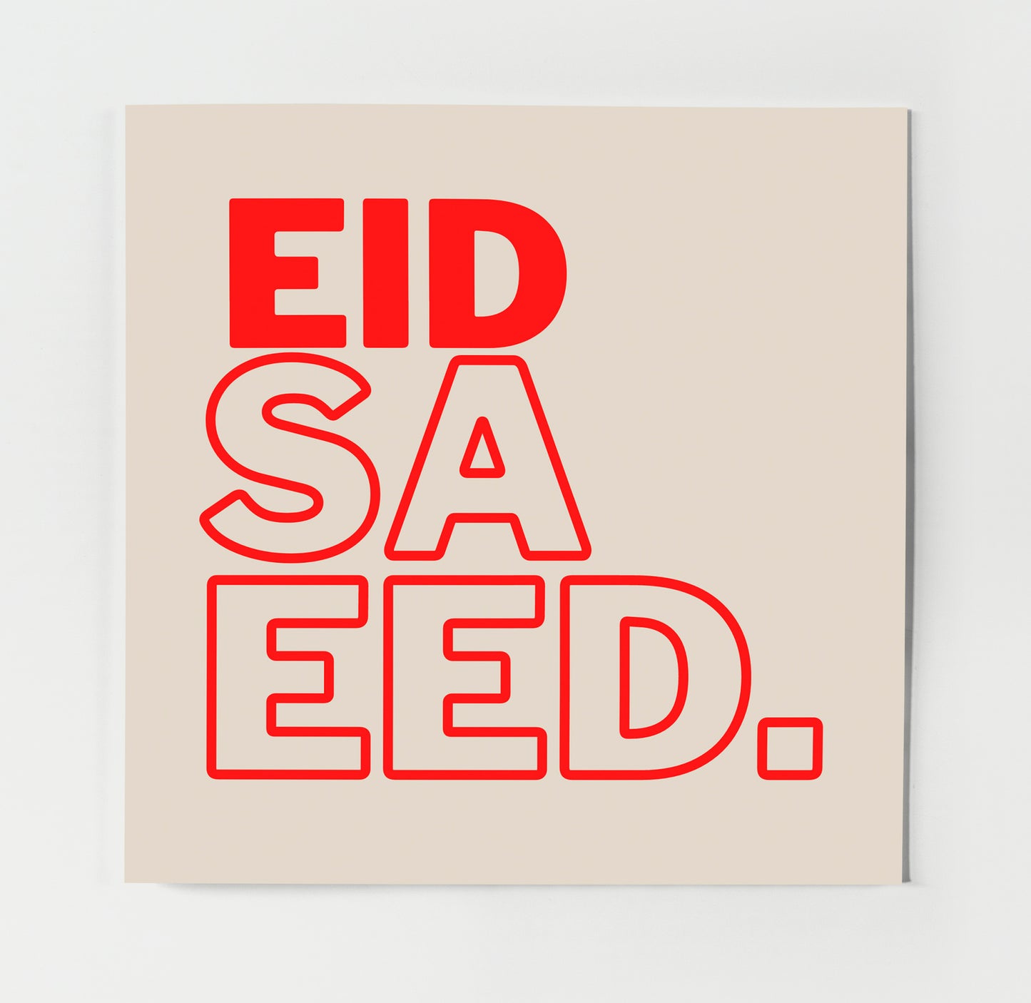 Eid Saeed | Contemporary Card