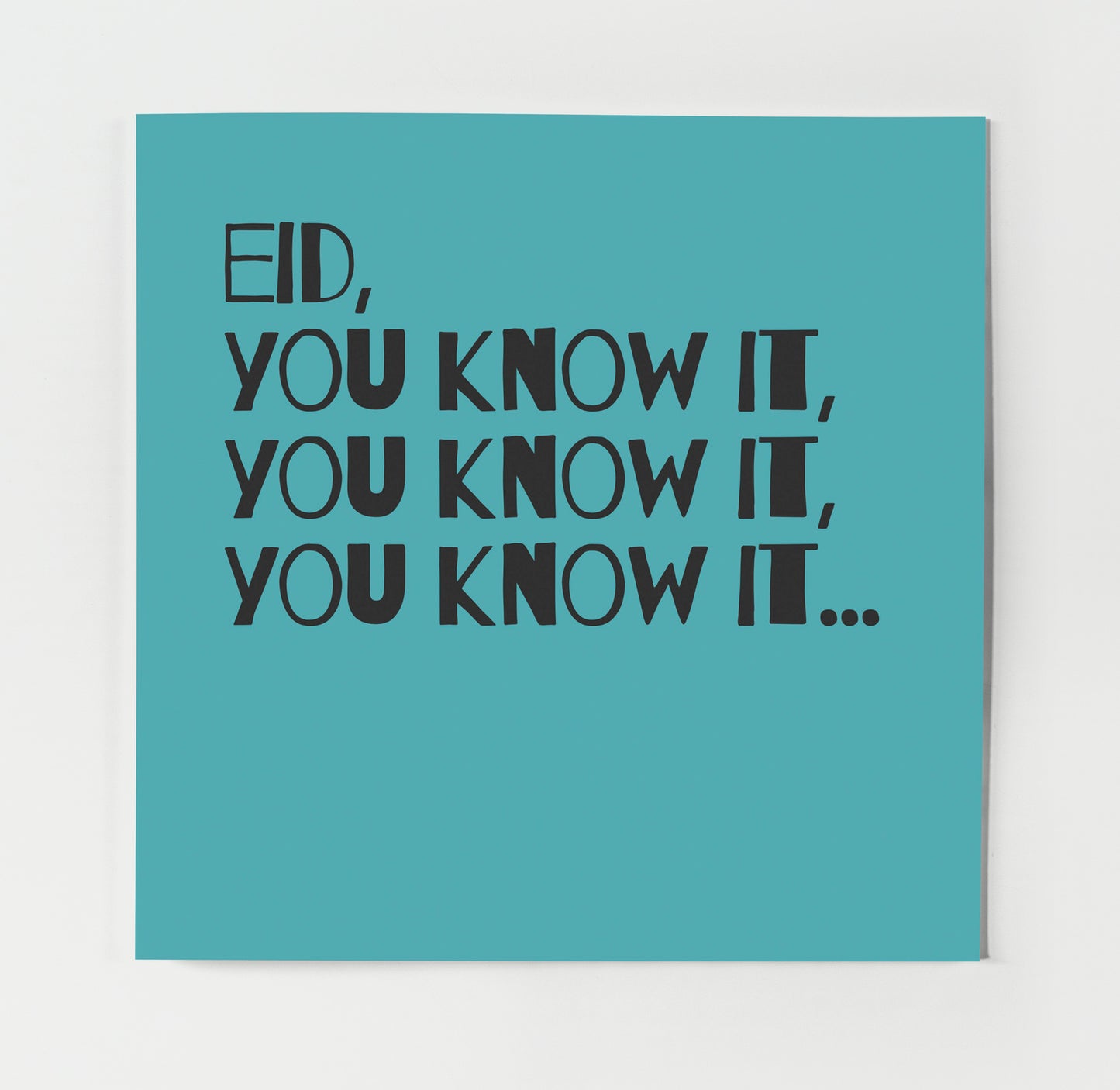 Eid, You Know It | Contemporary Card