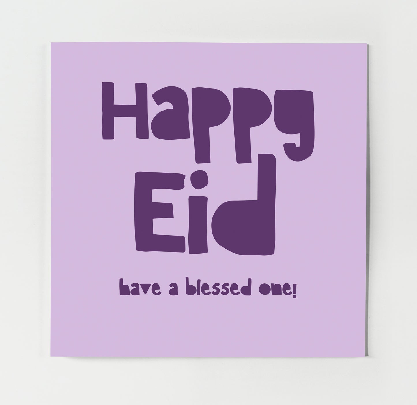 Happy Eid | Contemporary Card