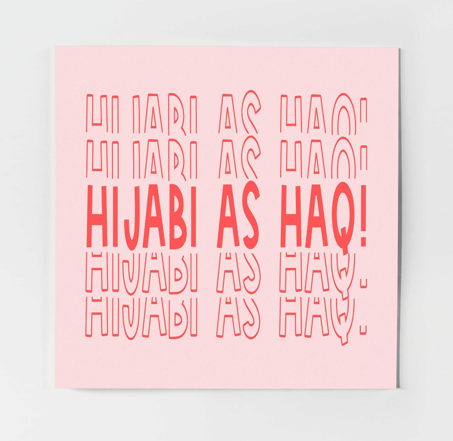 Hijabi As Haq! | Contemporary Card