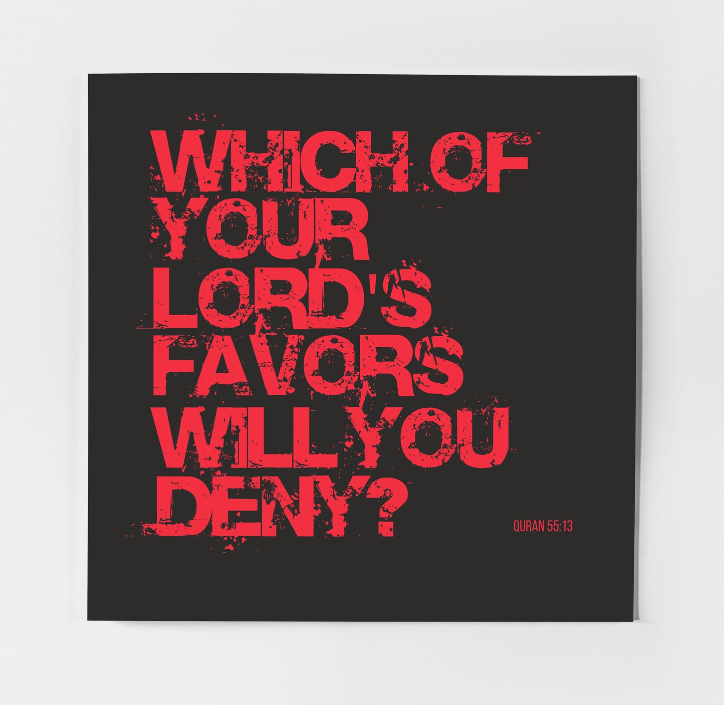 Which Of Your Lord's Favors Will You Deny? | Contemporary Card