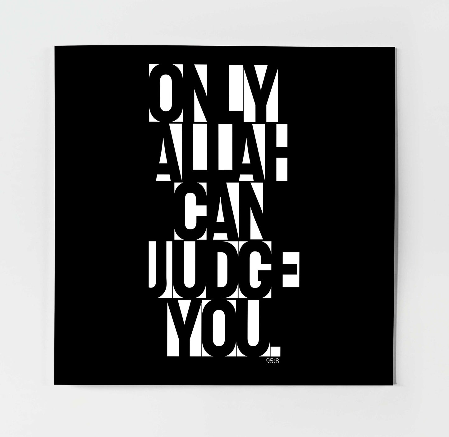 Only Allah Can Judge You | Contemporary Card