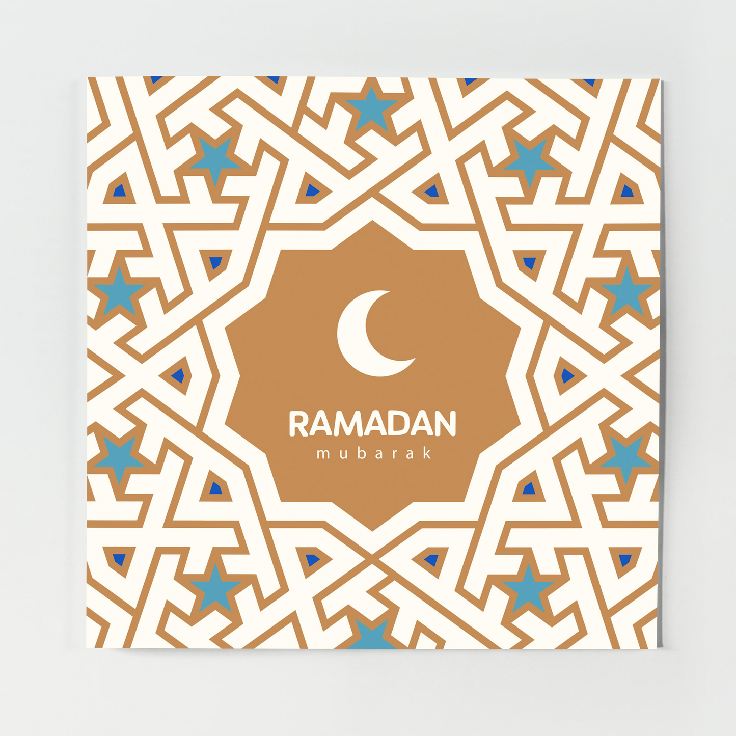 Ramadan Mubarak | Moroccan Pattern Card