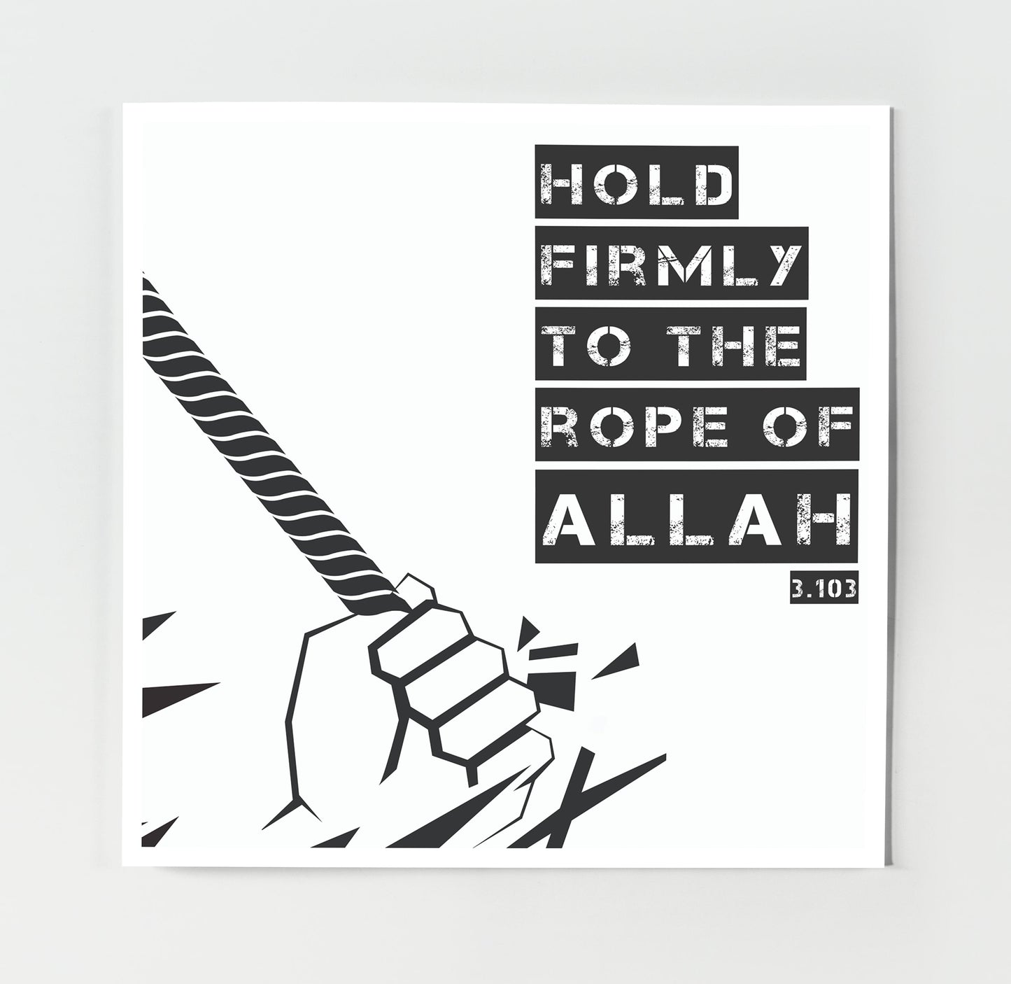 Rope of Allah | Contemporary Card