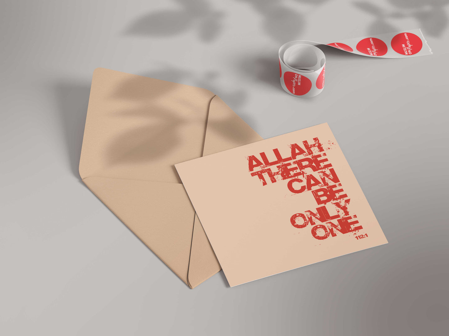 Allah There Can Be Only One | Contemporary Card