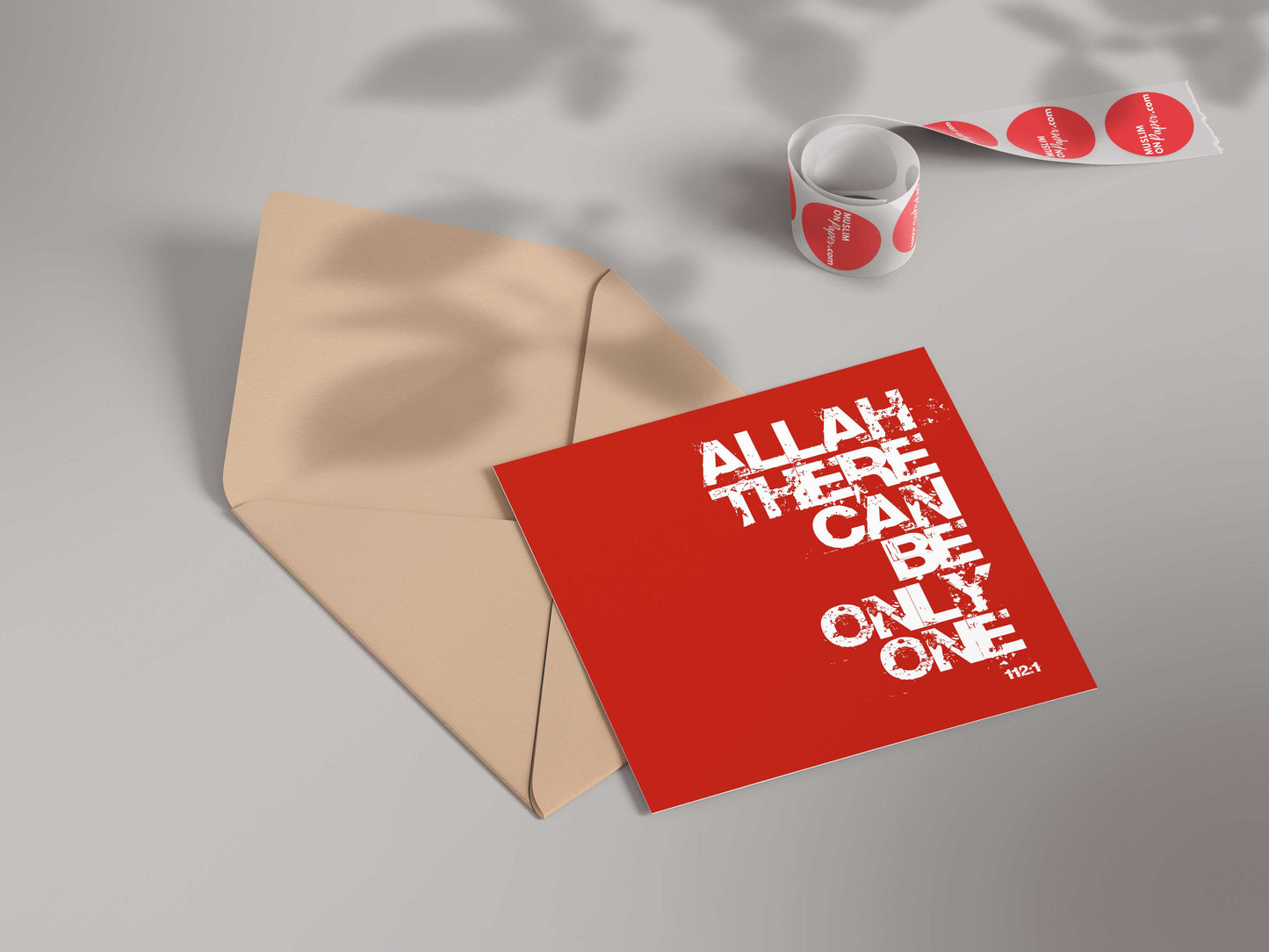 Allah There Can Be Only One | Contemporary Card