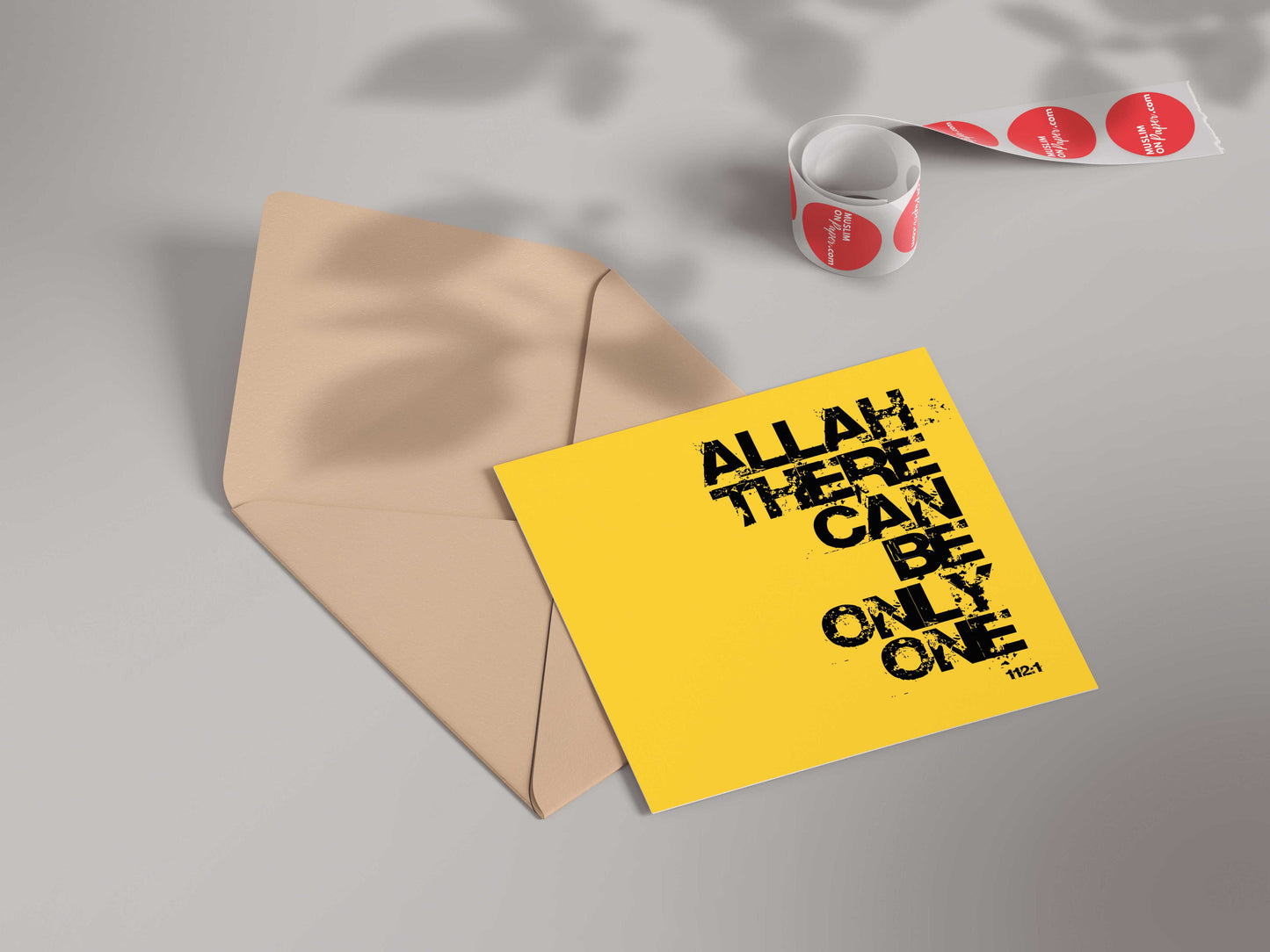 Allah There Can Be Only One | Contemporary Card