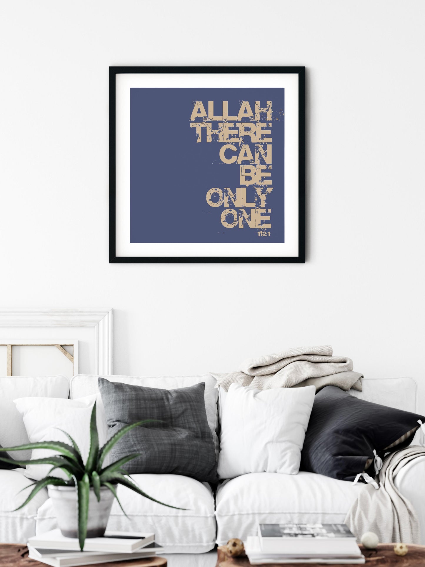 Allah There Can Be Only One | Art Print