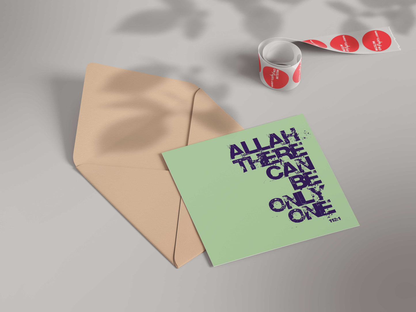 Allah There Can Be Only One | Contemporary Card