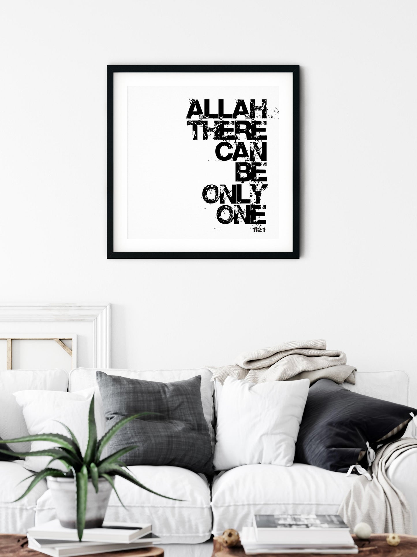 Allah There Can Be Only One | Art Print