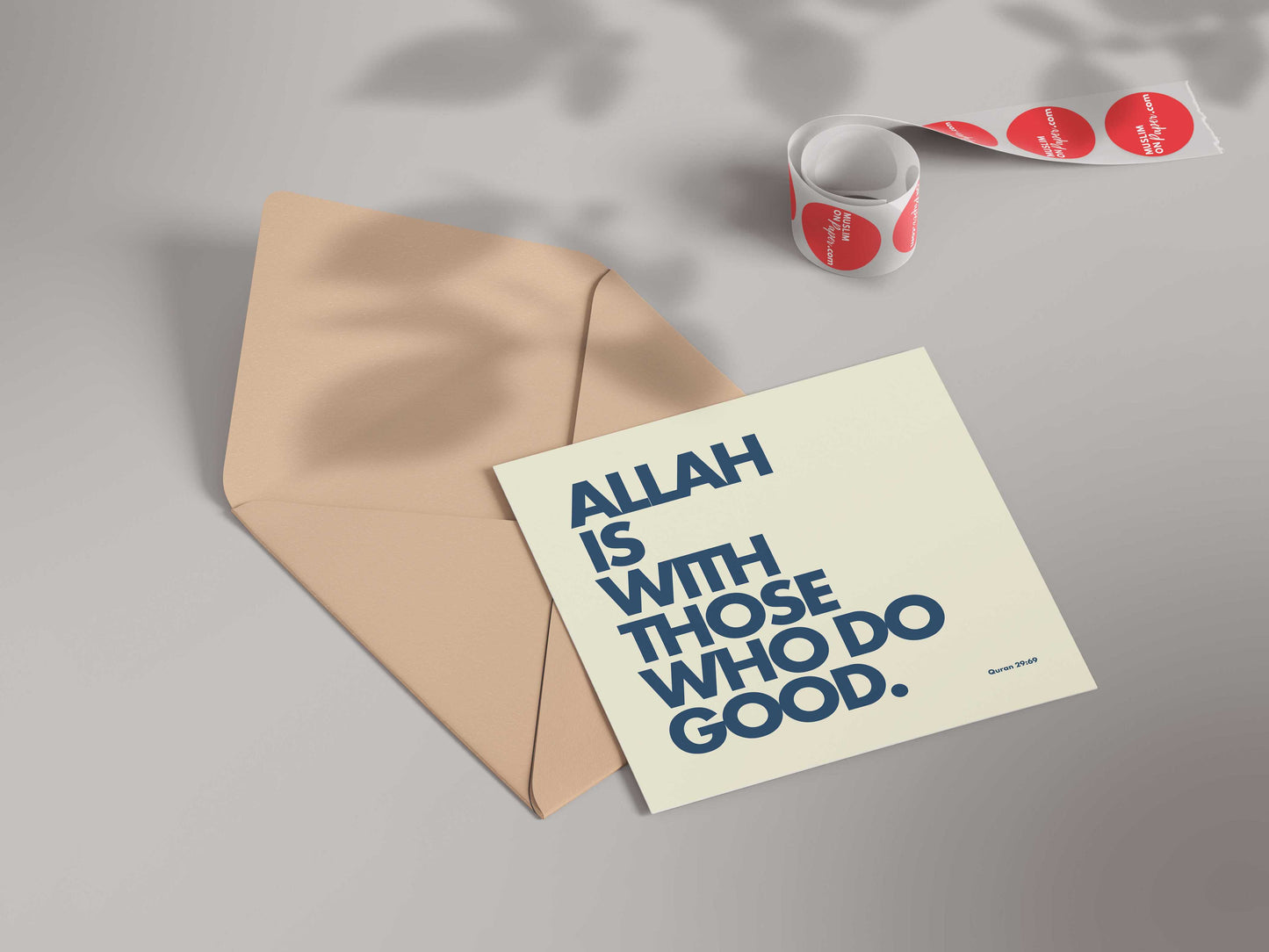 Allah Is With Those Who Do Good | Contemporary Card