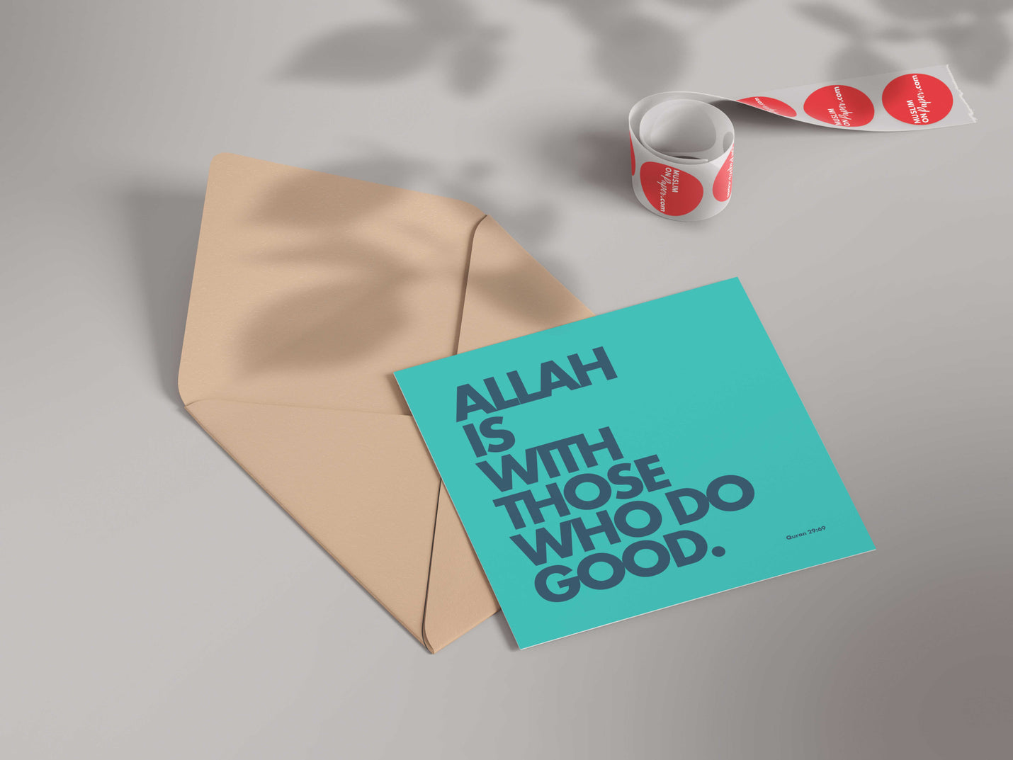 Allah Is With Those Who Do Good | Contemporary Card