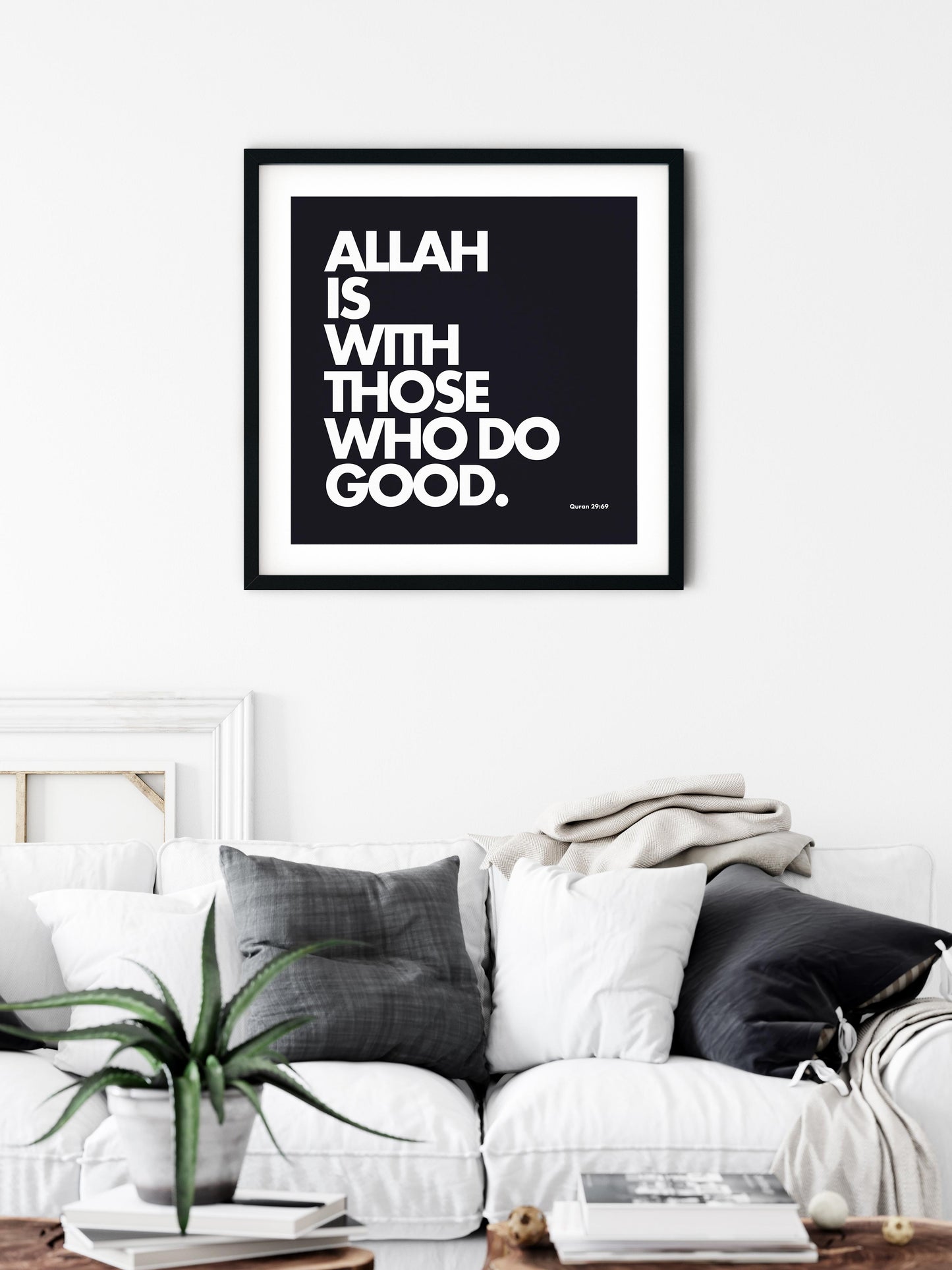 Allah Is With Those Who Do Good | Art Print