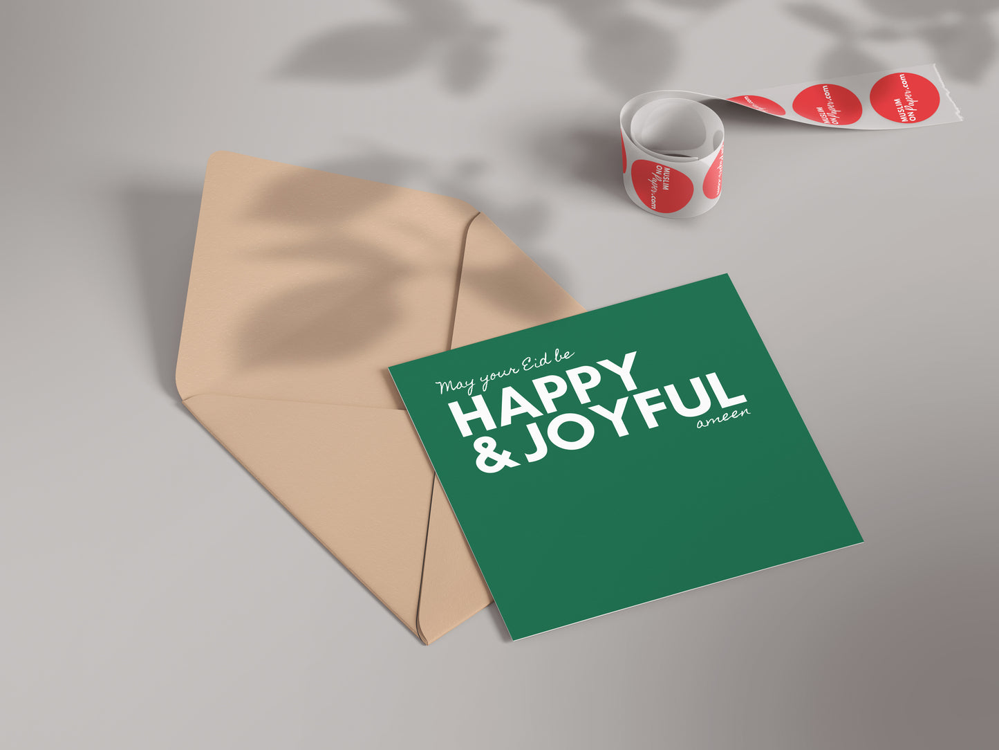 May Your Eid Be Happy & Joyful | Contemporary Card