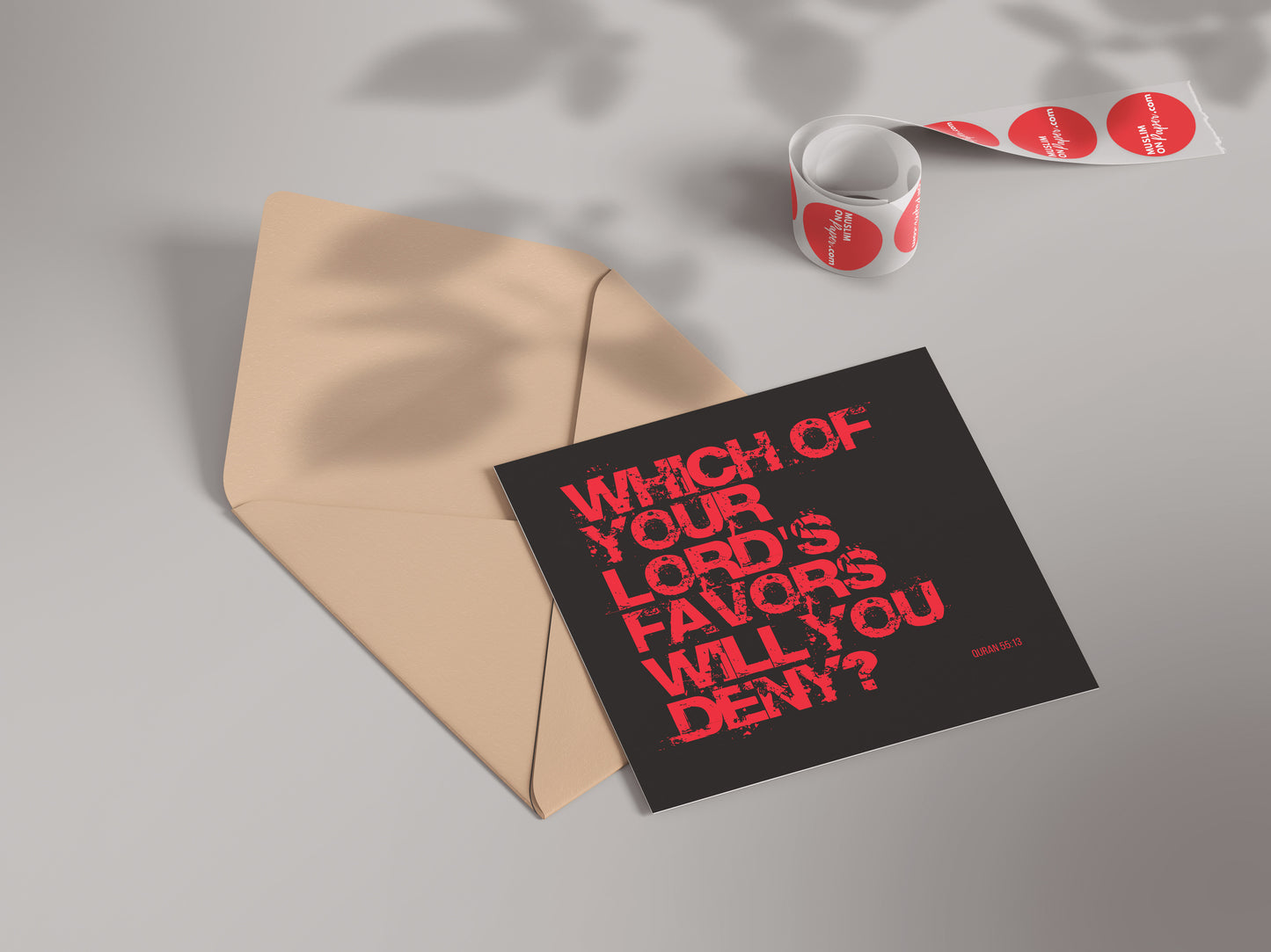 Which Of Your Lord's Favors Will You Deny? | Contemporary Card