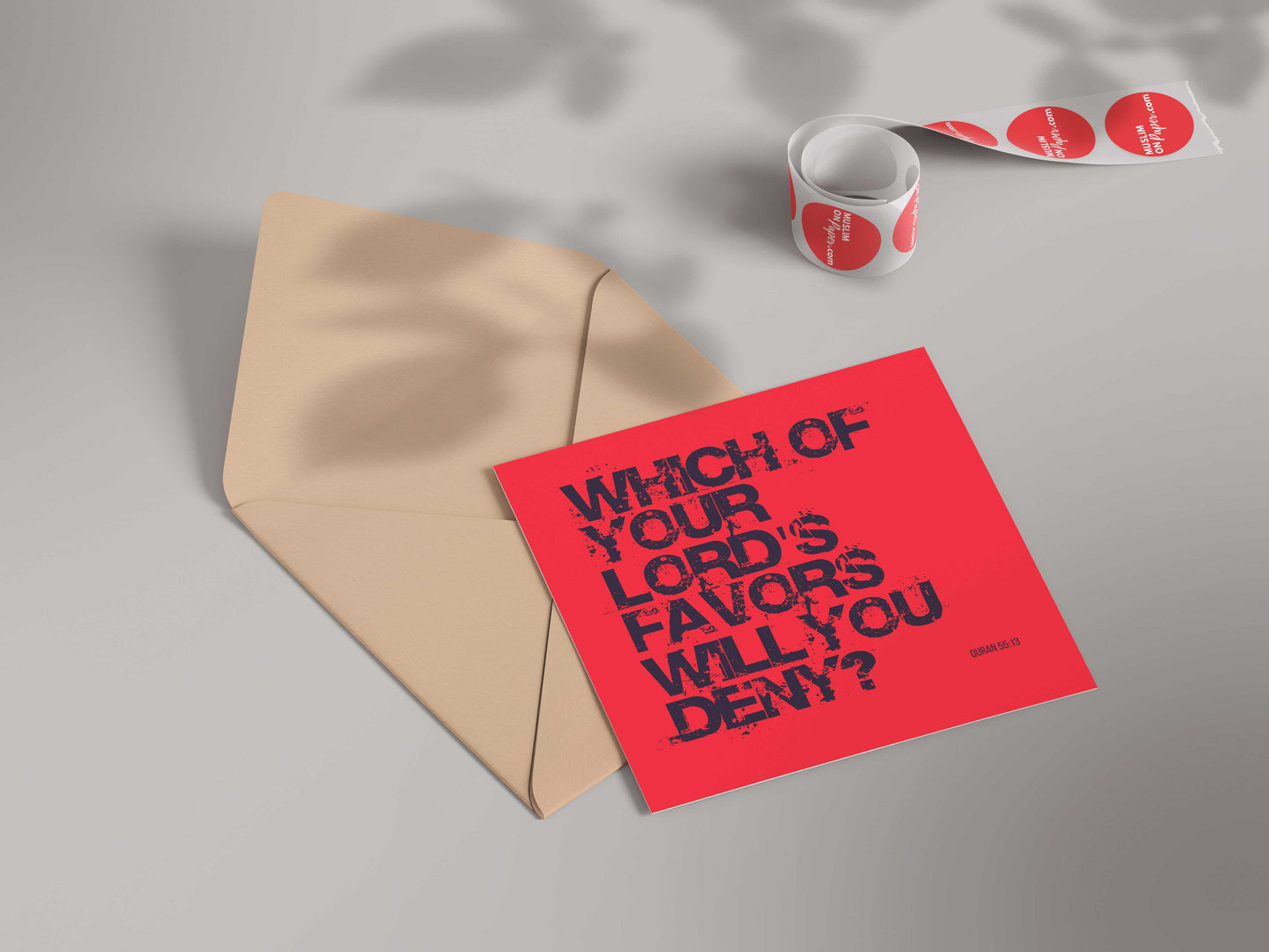 Which Of Your Lord's Favors Will You Deny? | Contemporary Card