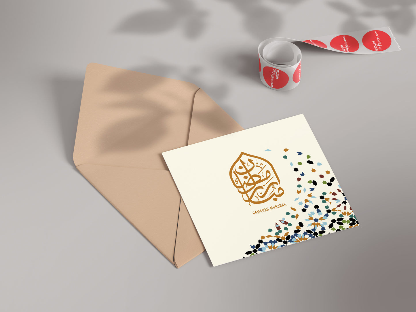 Ramadan Mubarak | Moroccan Motif Card