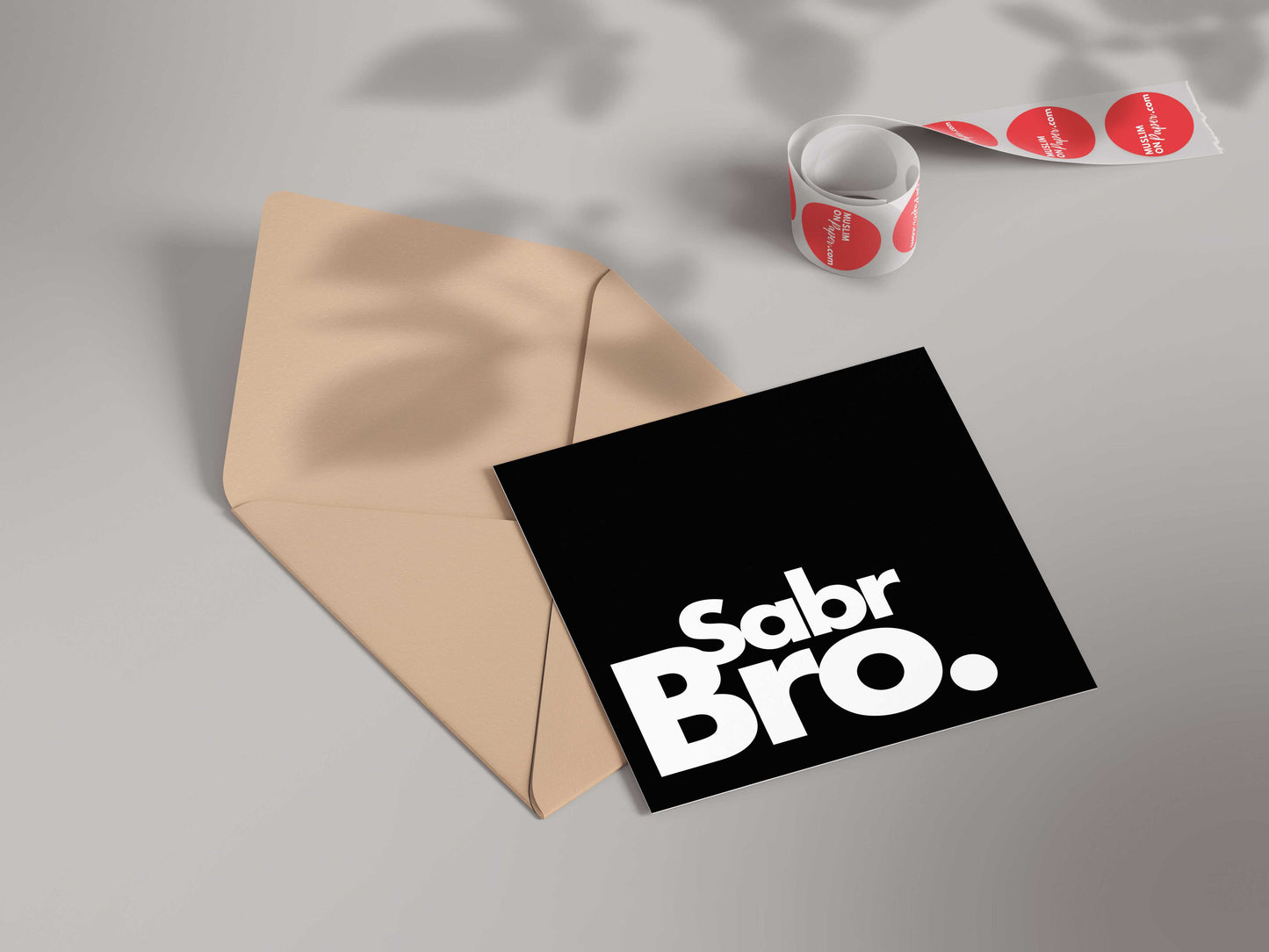 Sabr Bro | Contemporary Card