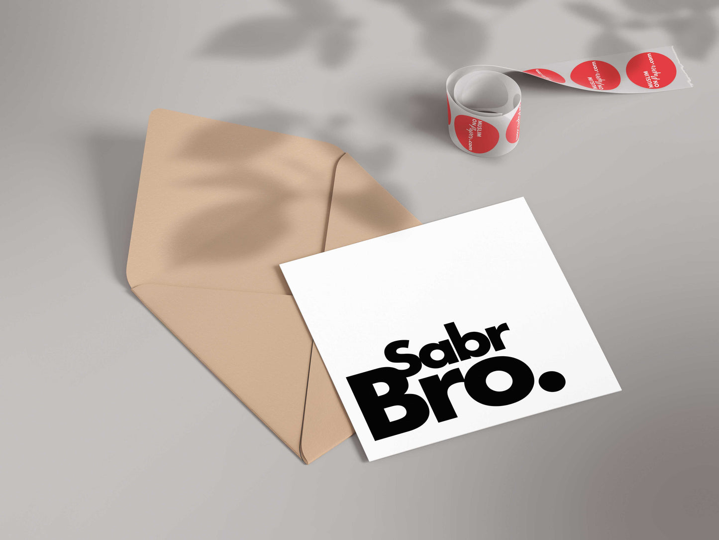 Sabr Bro | Contemporary Card