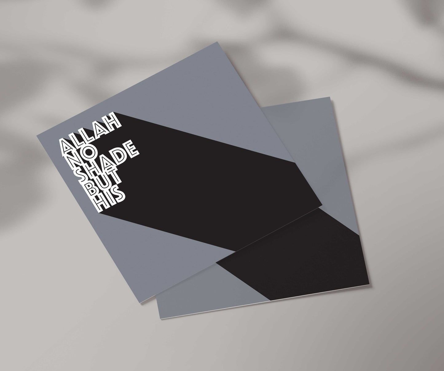 Allah No Shade But His | Contemporary Card