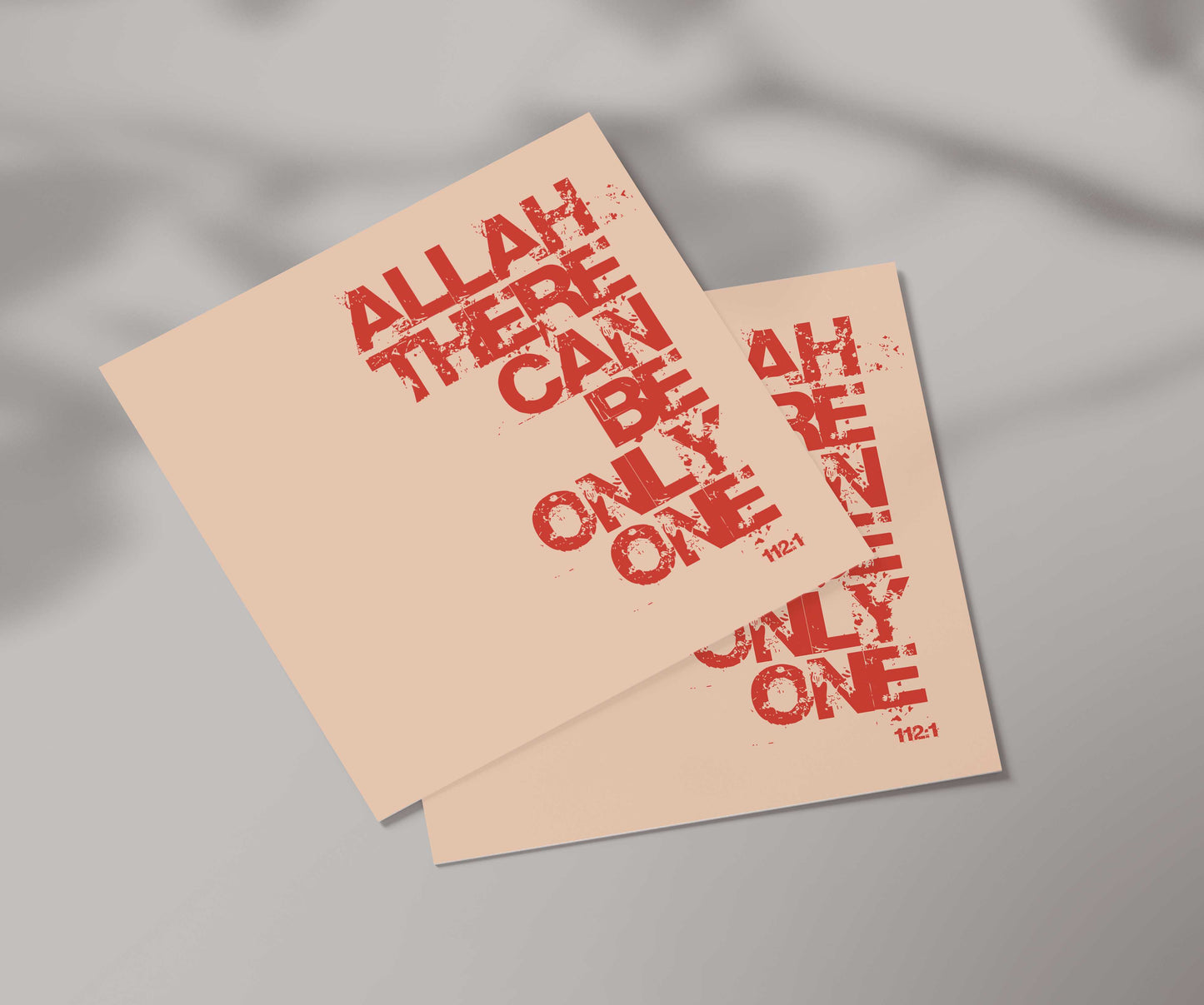 Allah There Can Be Only One | Contemporary Card