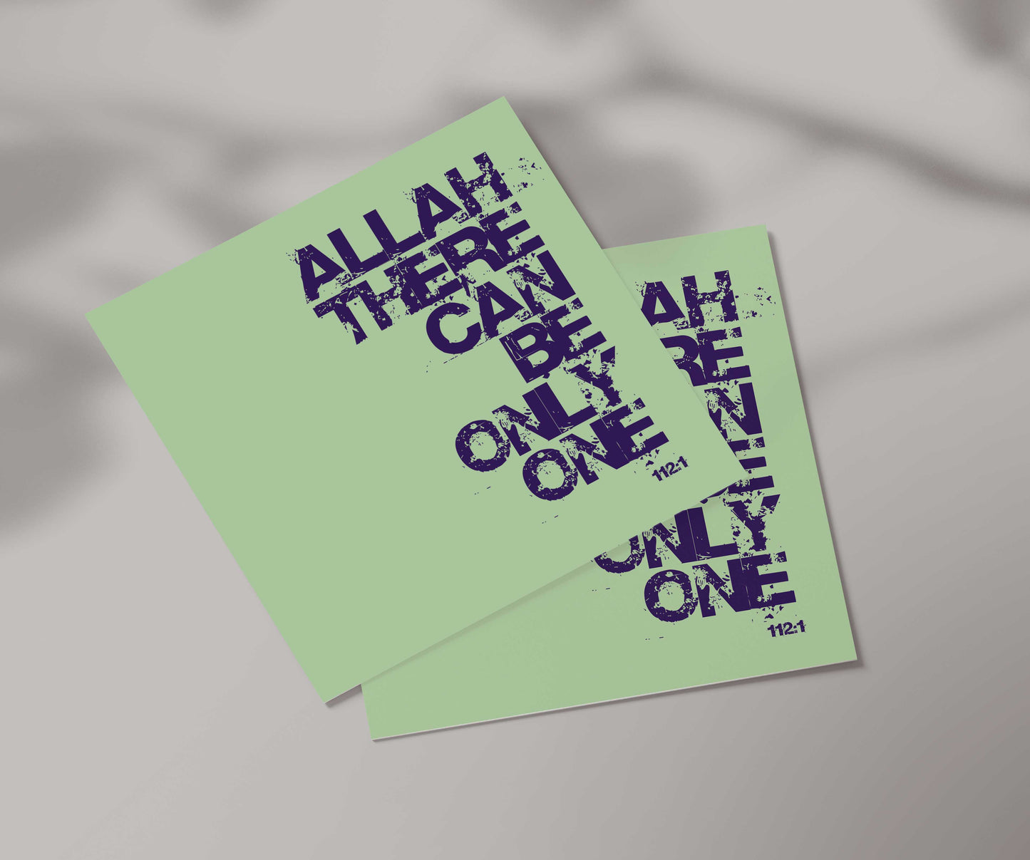 Allah There Can Be Only One | Contemporary Card